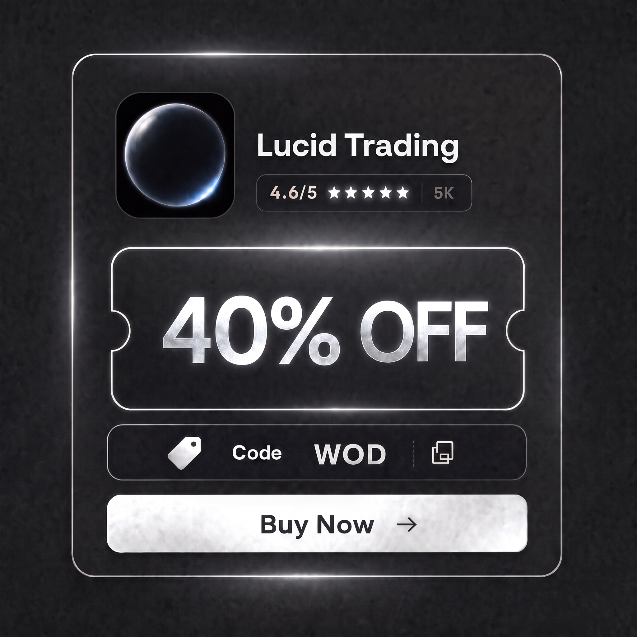 Lucid Trading — discount with code WOD